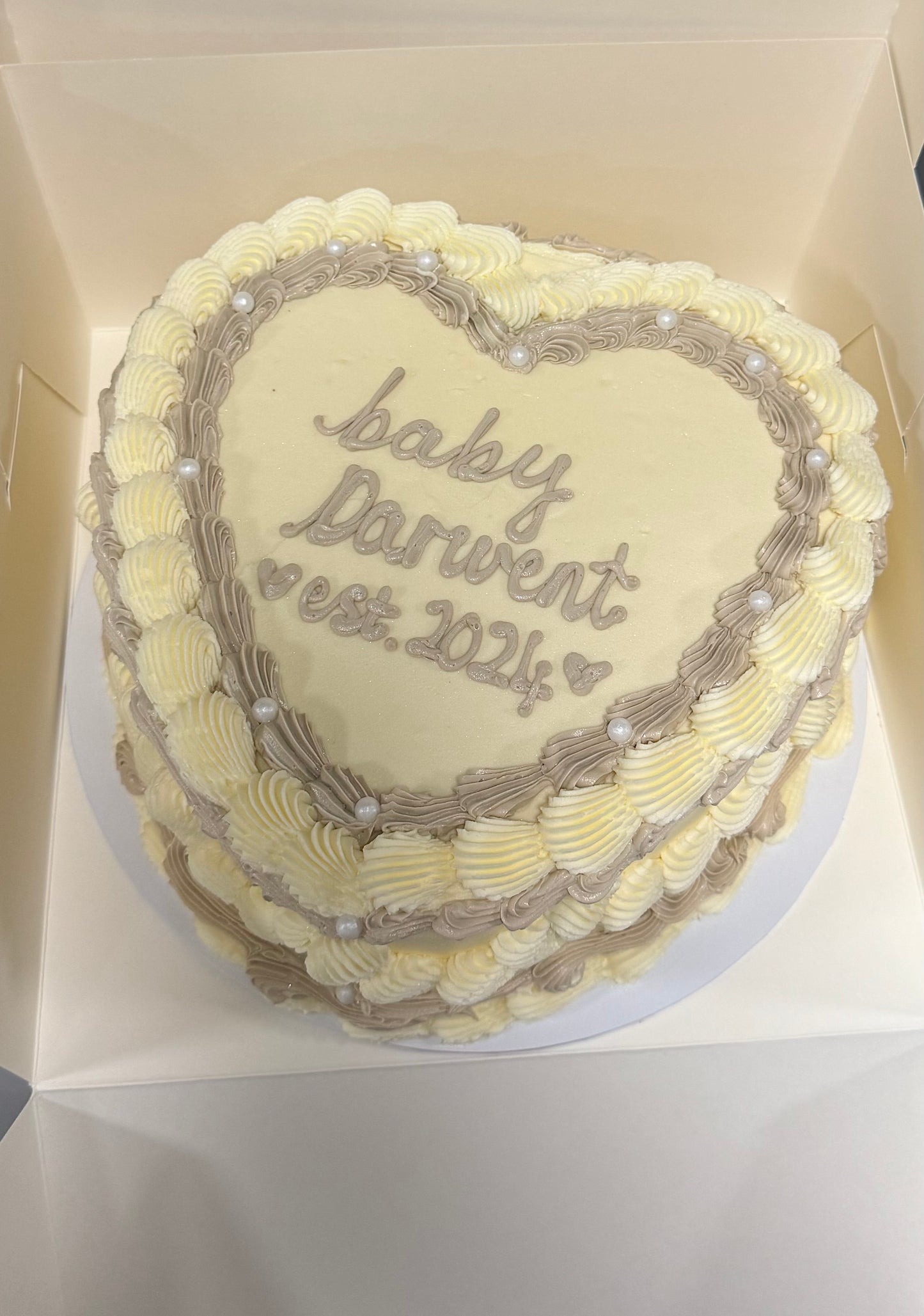 Lambeth Heart Cake