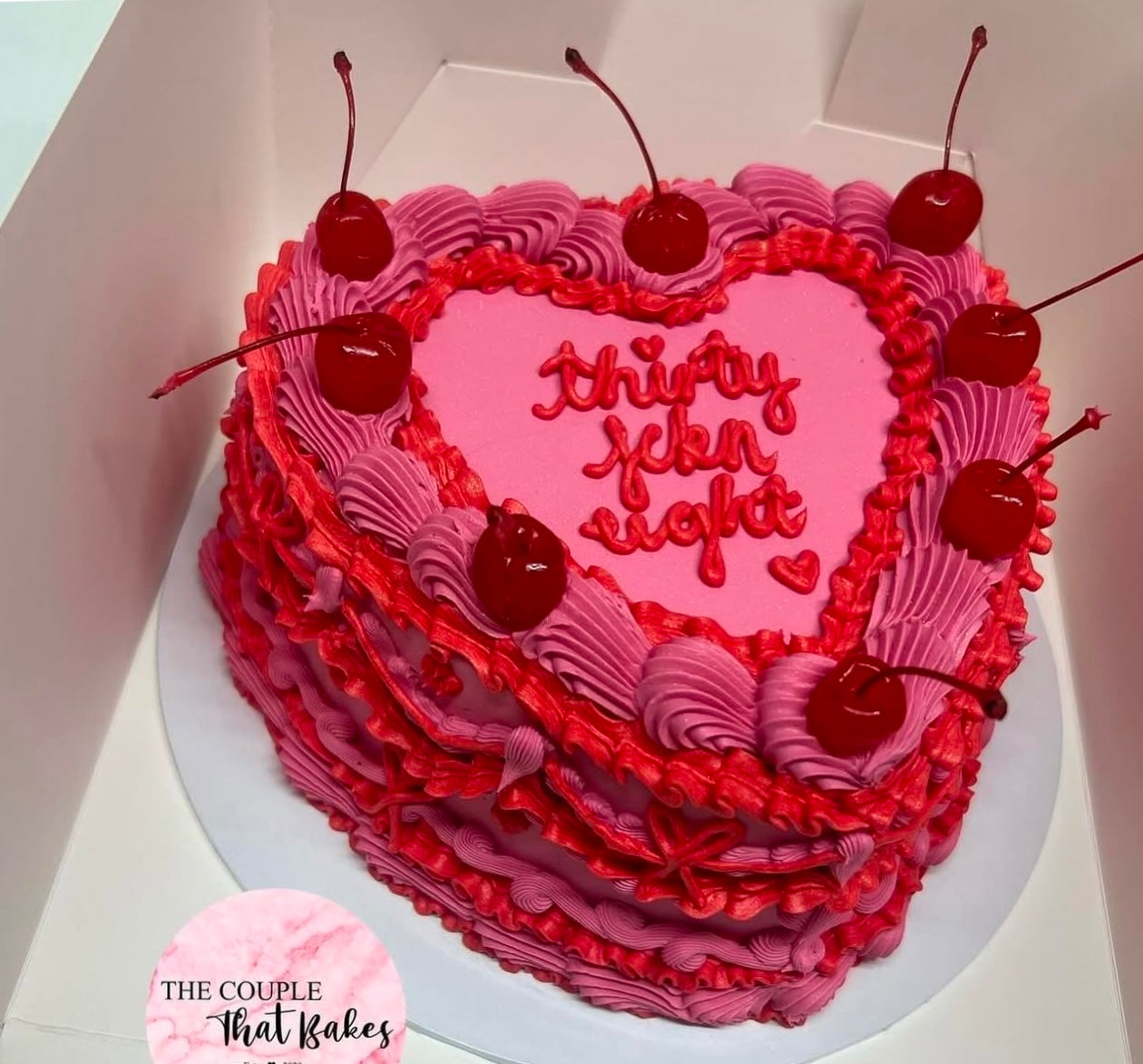 Lambeth Heart Cake