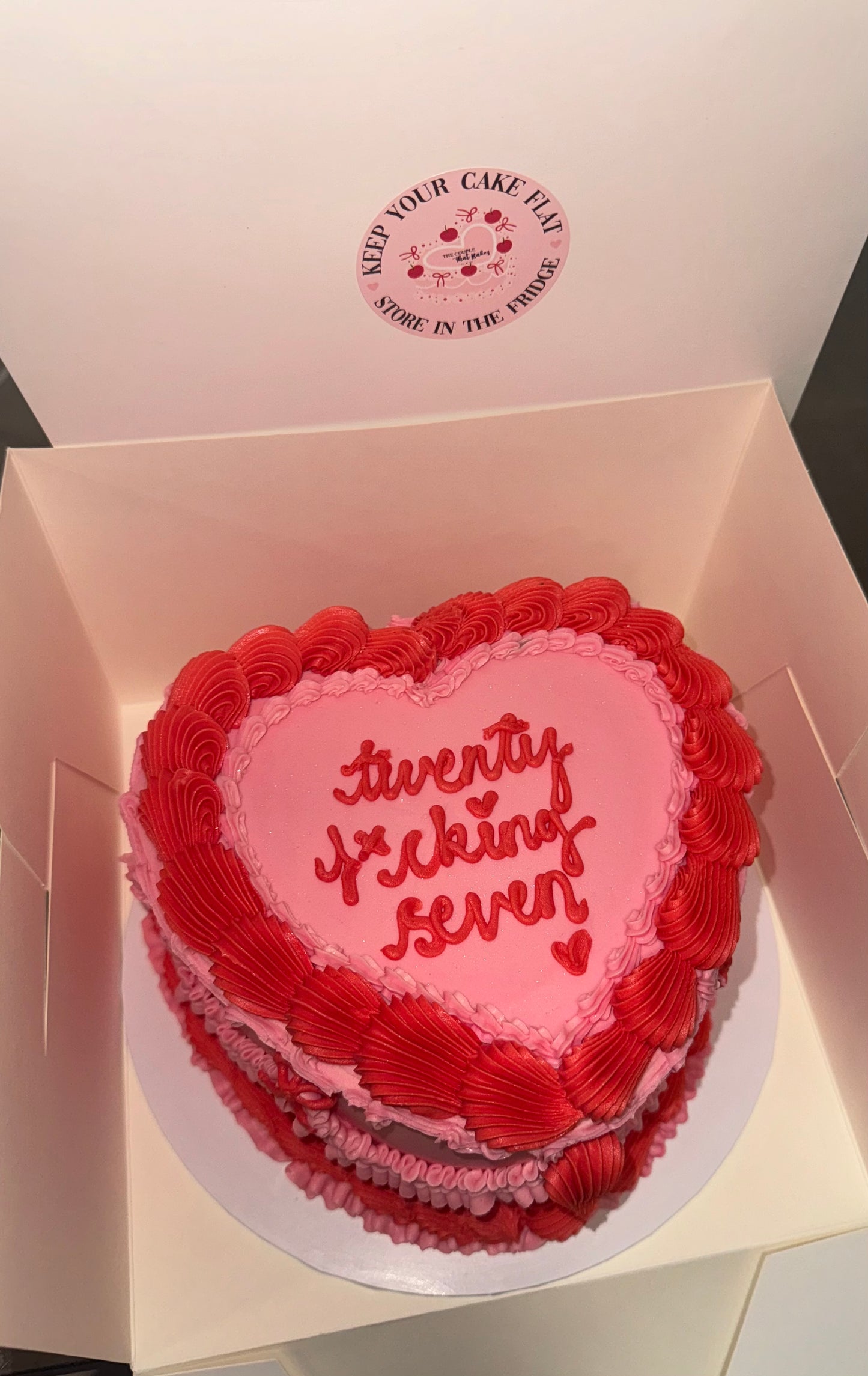Lambeth Heart Cake