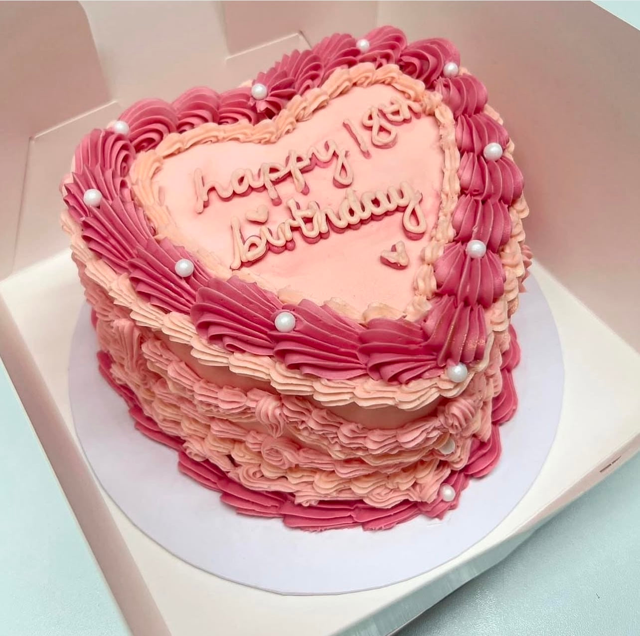 Lambeth Heart Cake