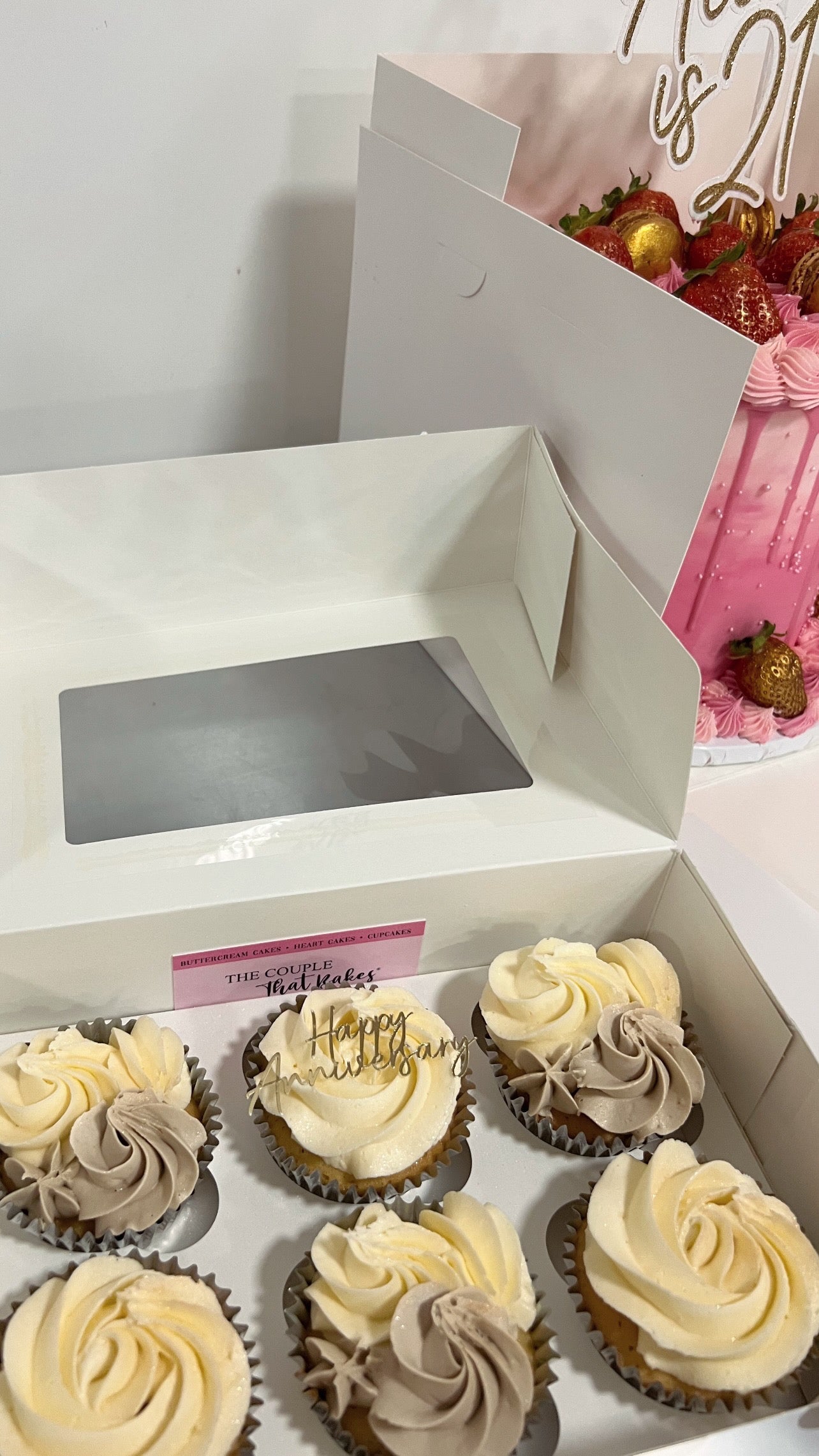 6 Personalised Cupcakes
