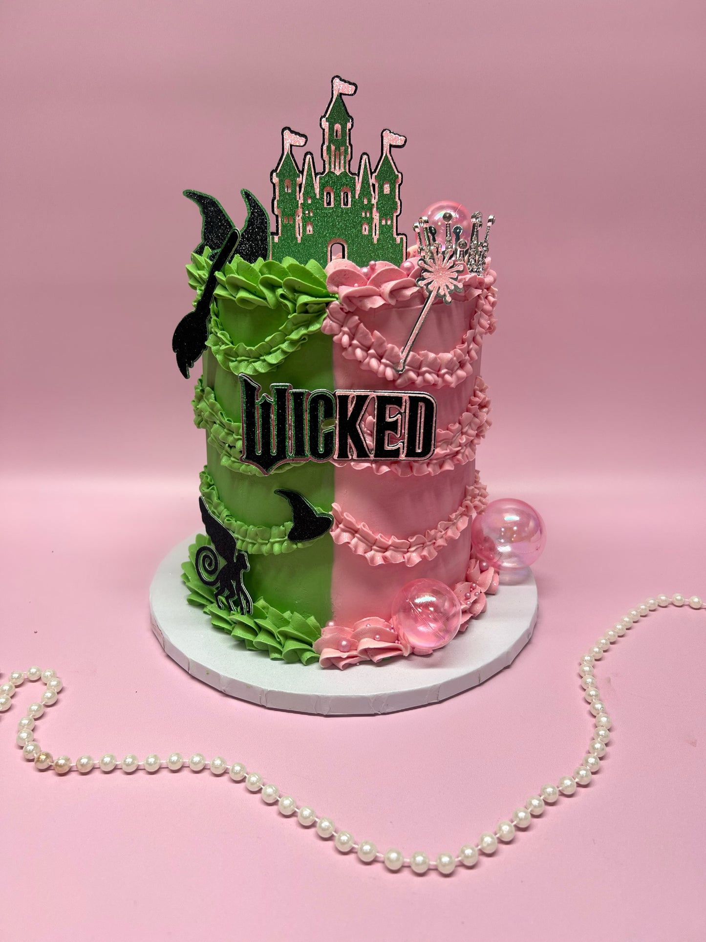 Half & Half Cake - Two Themes or Characters