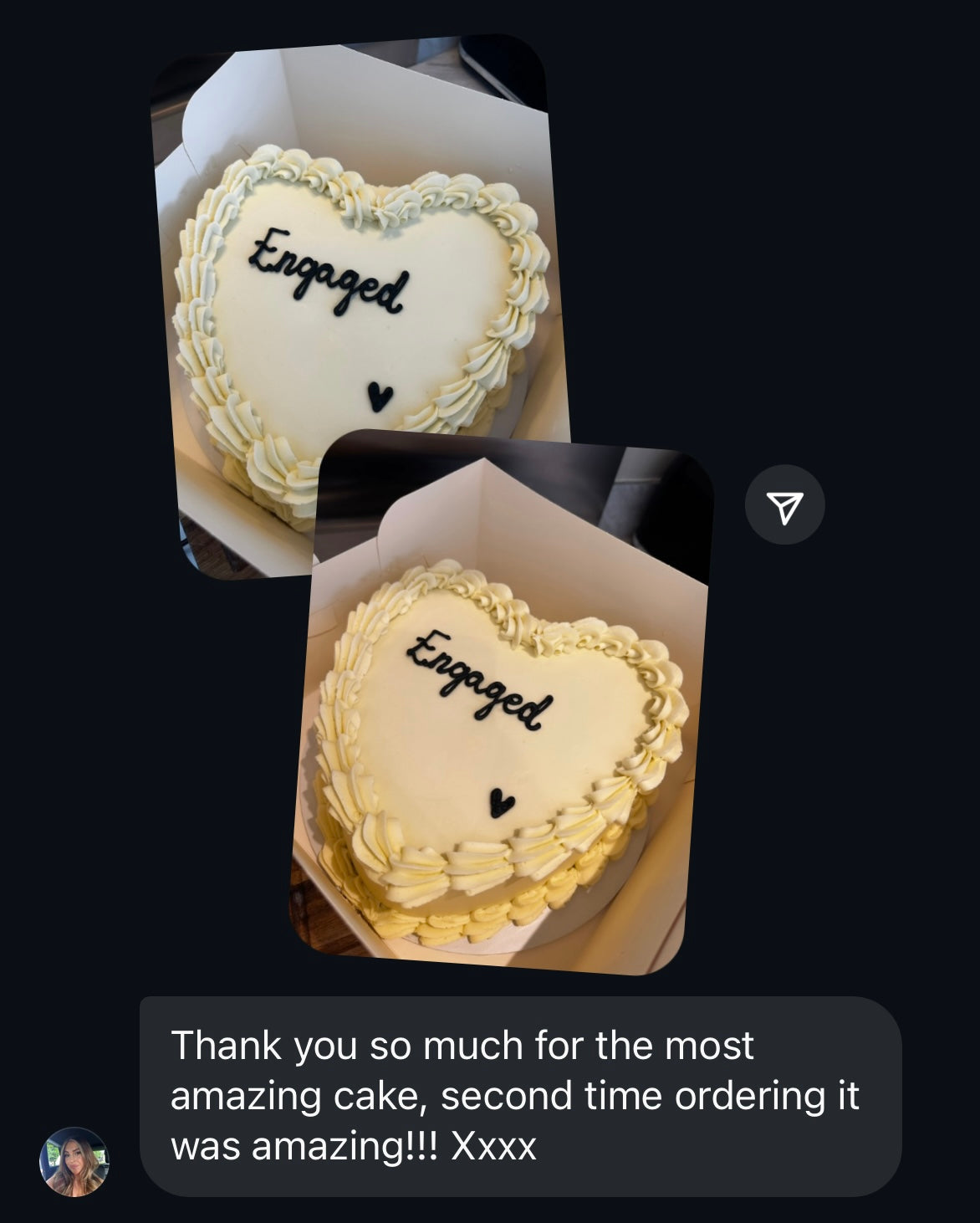 Lambeth Heart Cake