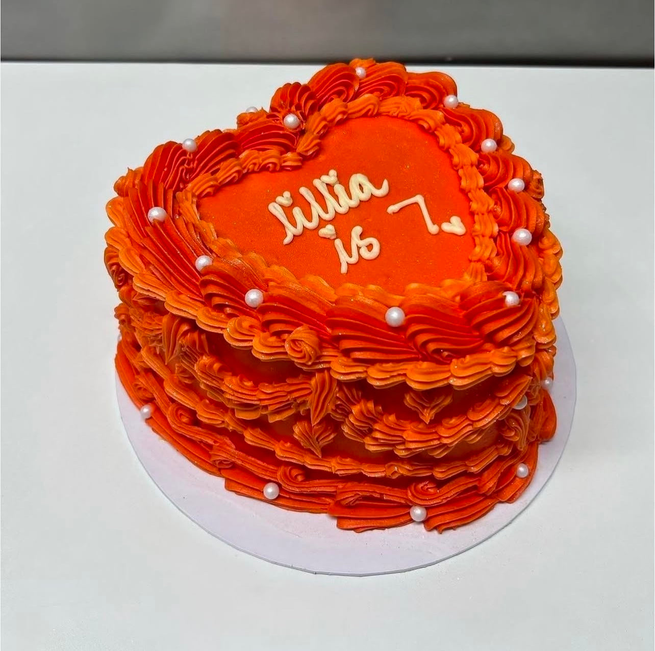 Lambeth Heart Cake