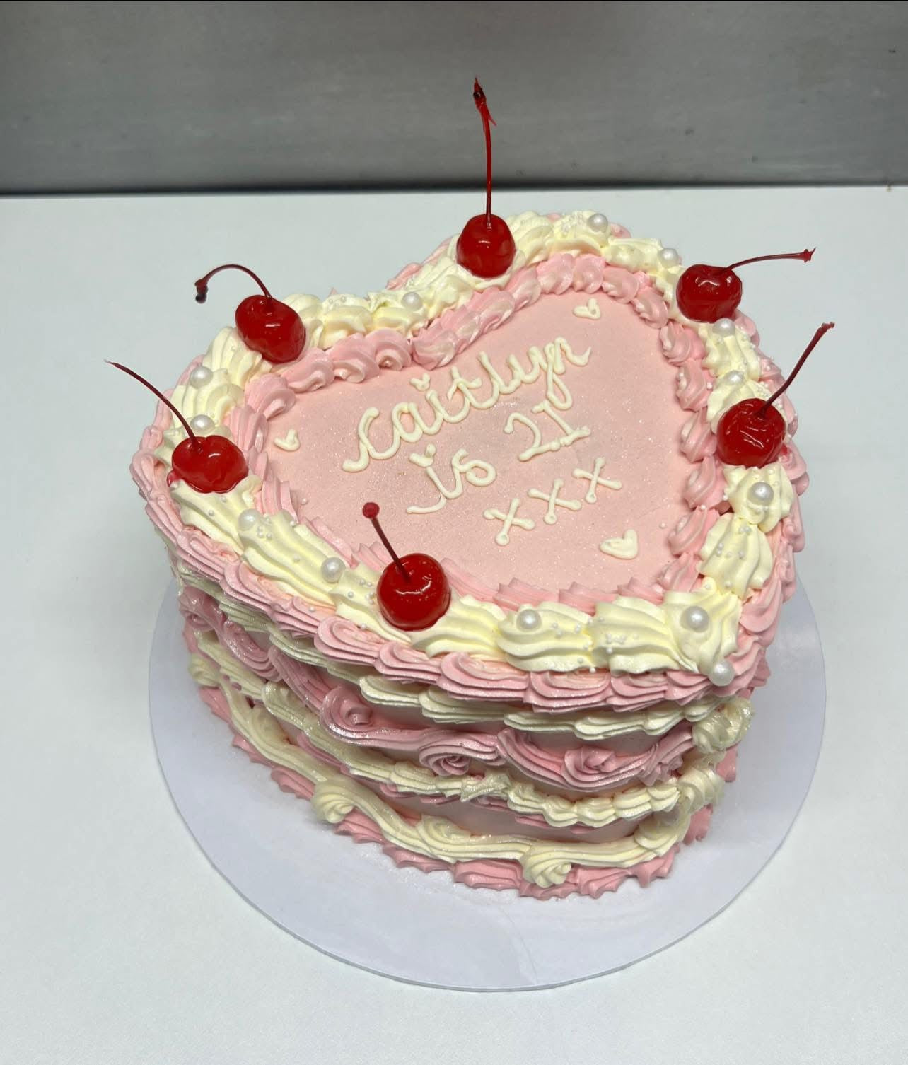 Lambeth Heart Cake