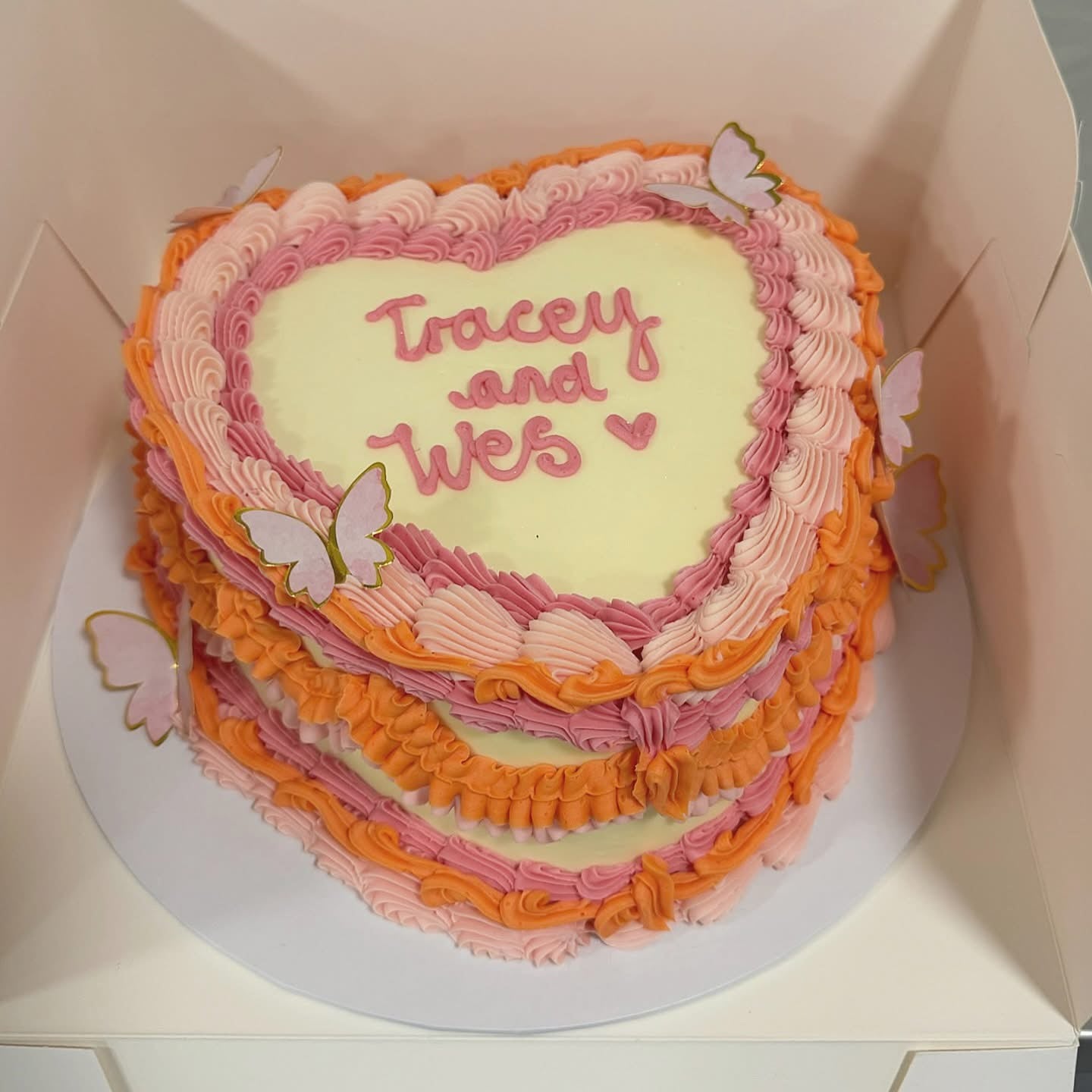 Lambeth Heart Cake