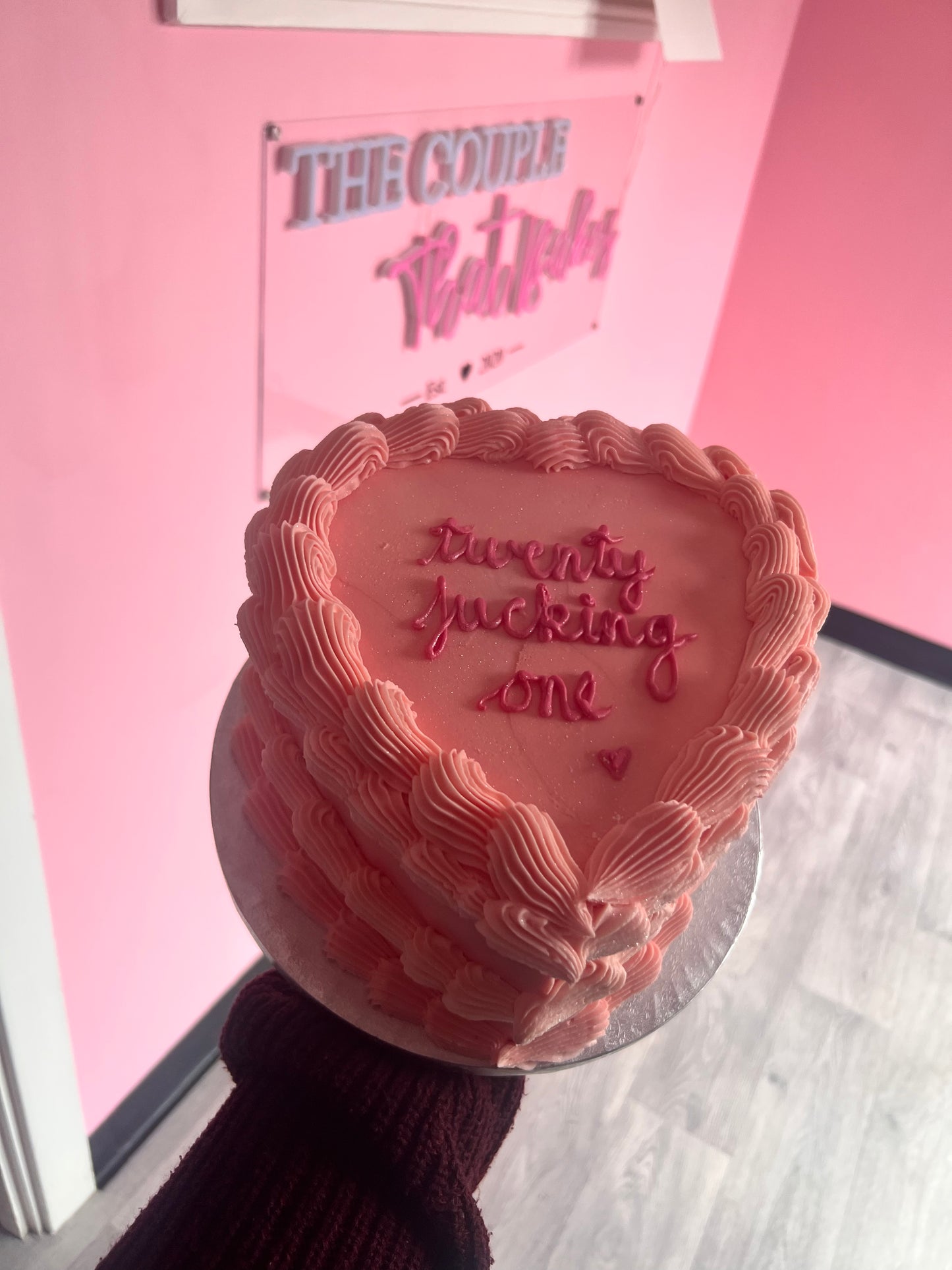 Lambeth Heart Cake