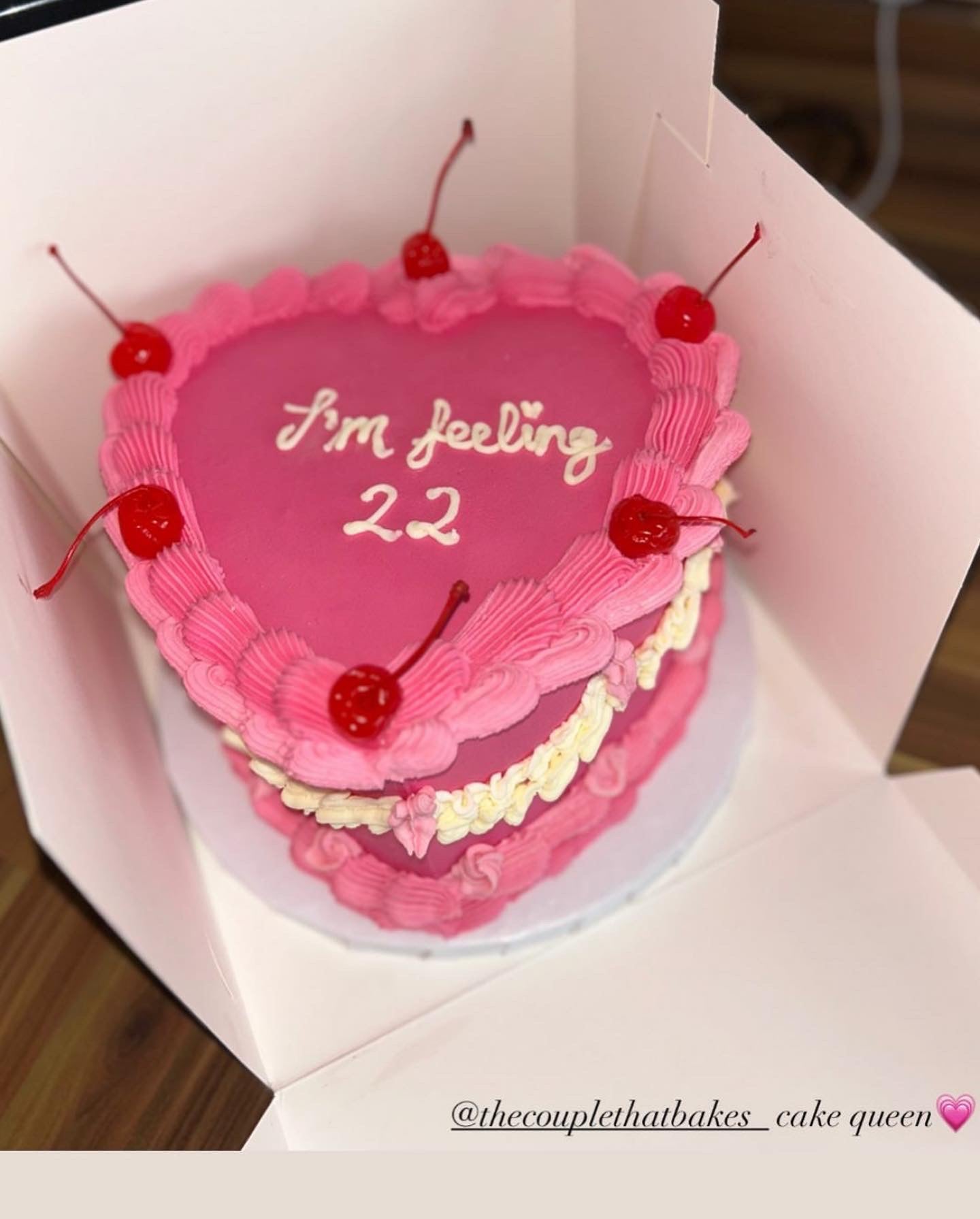 Lambeth Heart Cake