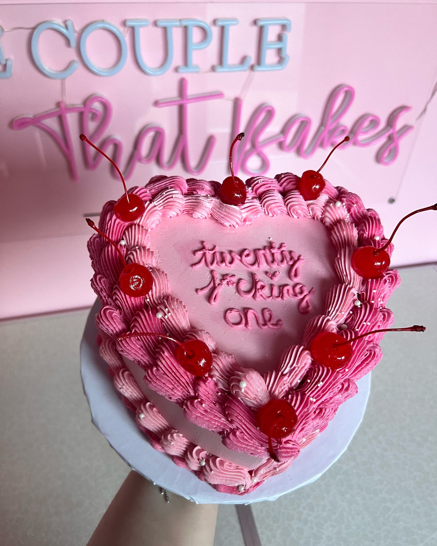 Lambeth Heart Cake