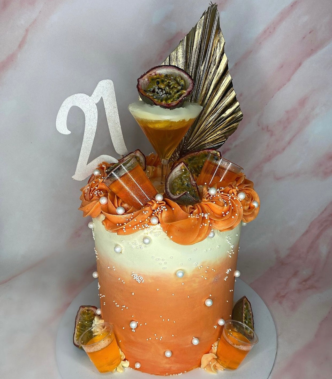 Pornstar Martini Cocktail Cake
