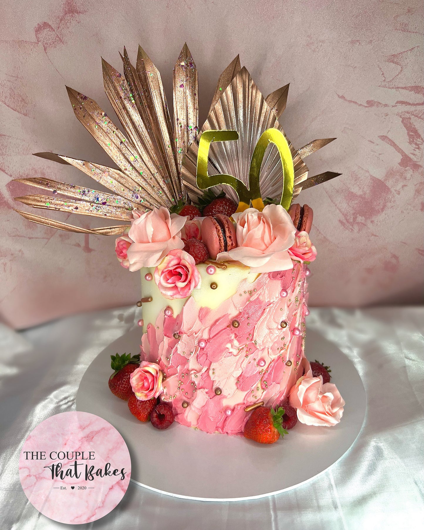 ‘Texture & Extra’ Dried Flower Cake