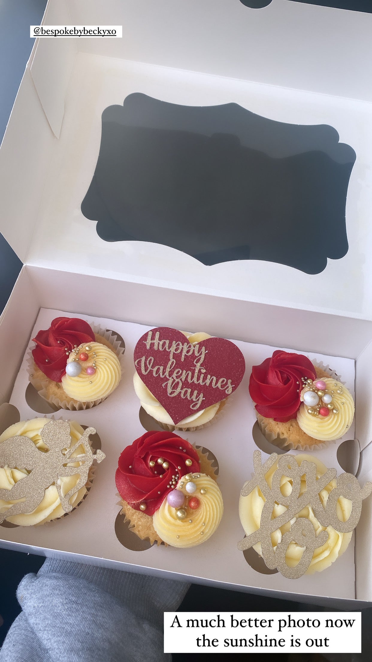 6 Personalised Cupcakes
