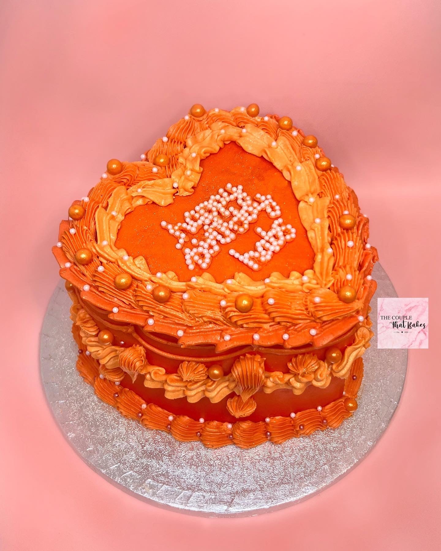 Lambeth Heart Cake