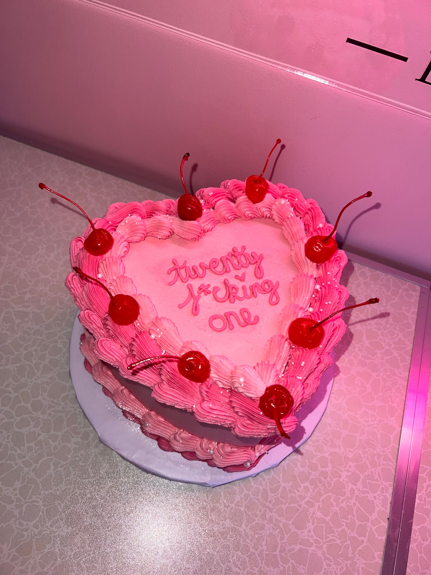 Lambeth Heart Cake