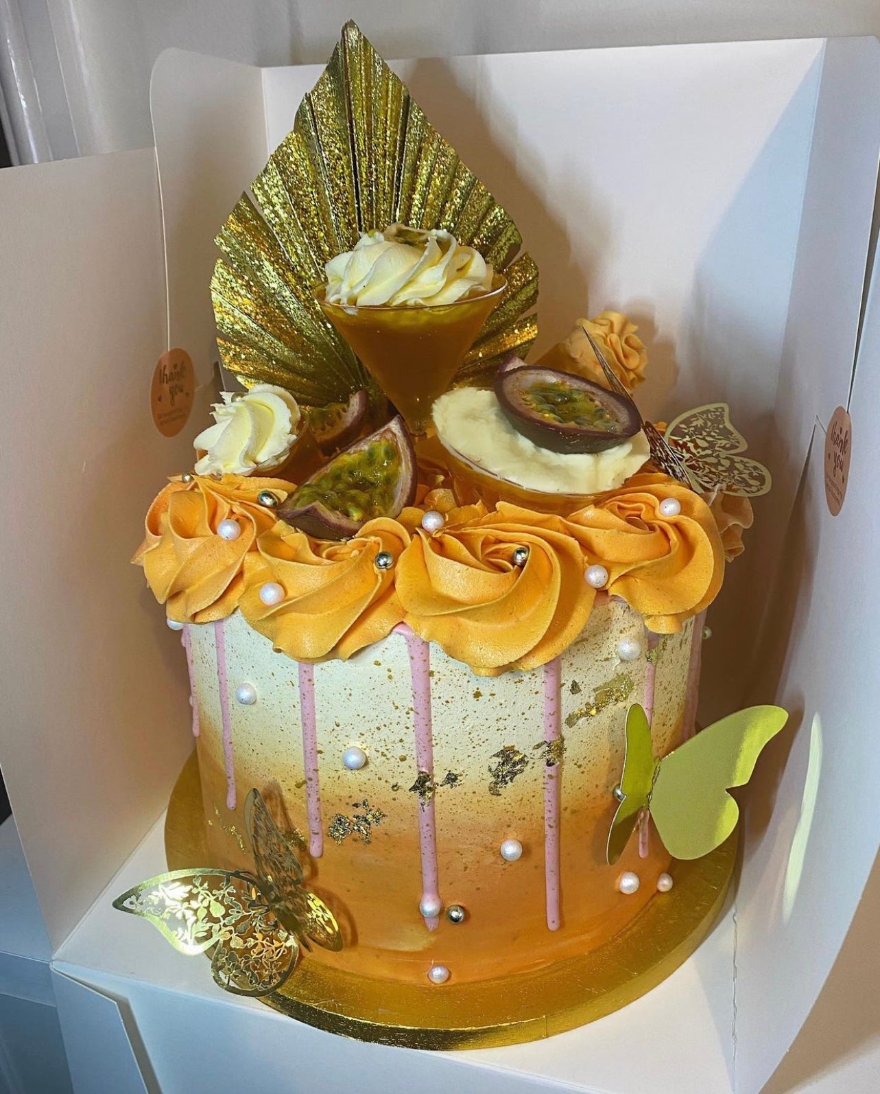 Pornstar Martini Cocktail Cake