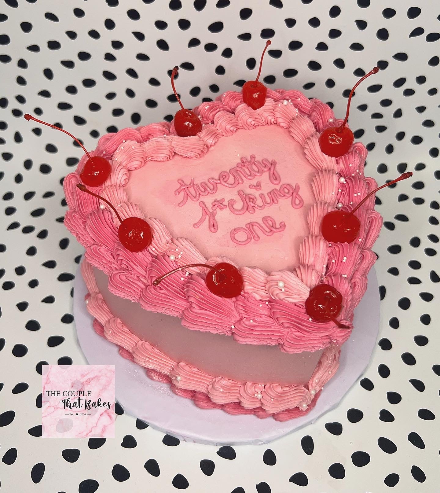 Lambeth Heart Cake
