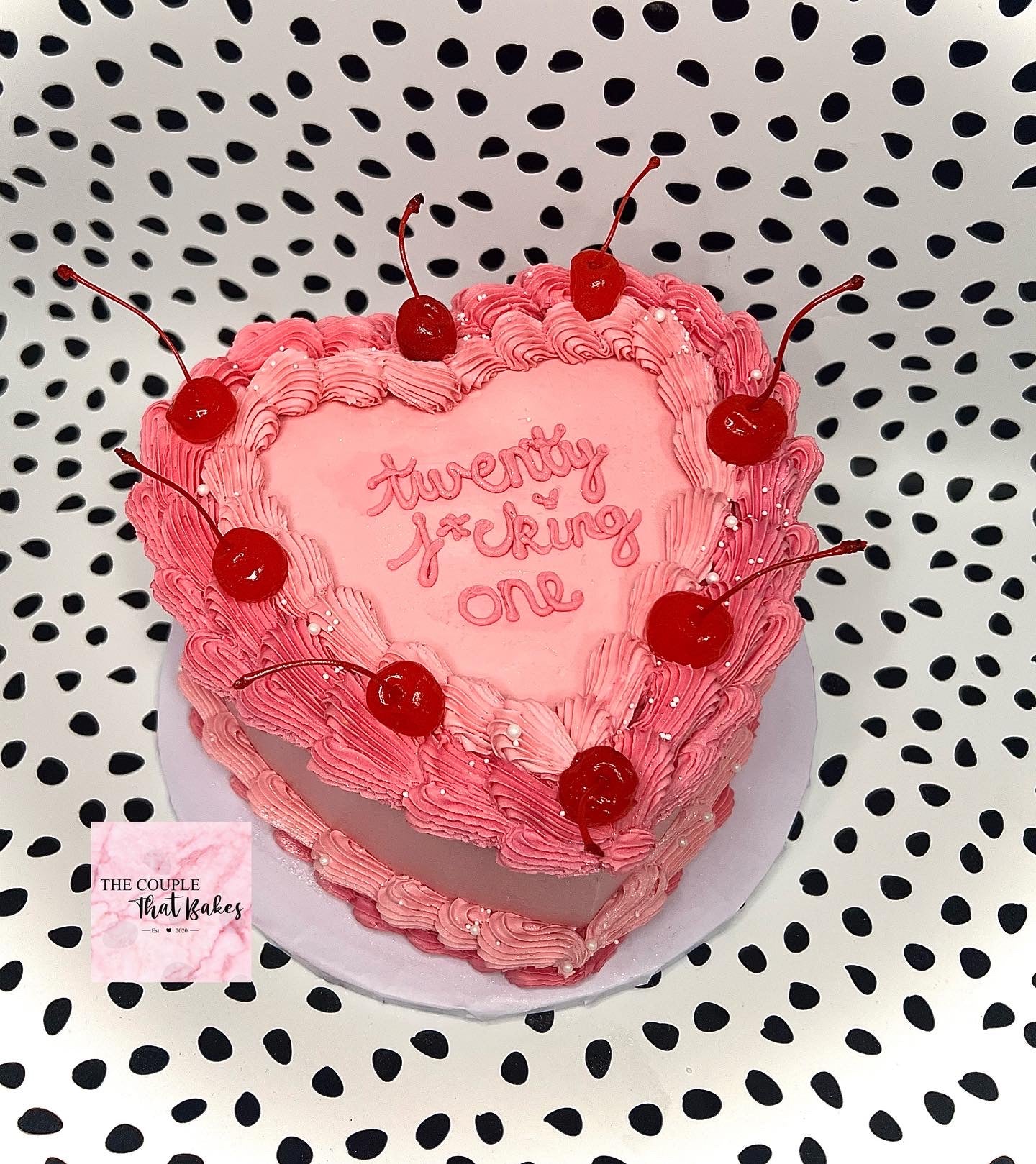Lambeth Heart Cake