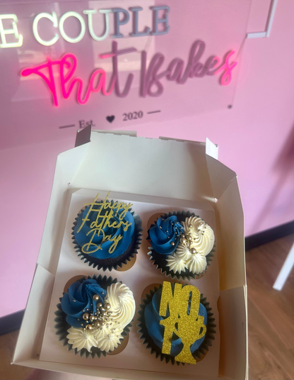 No.1 Father’s Day Cupcakes