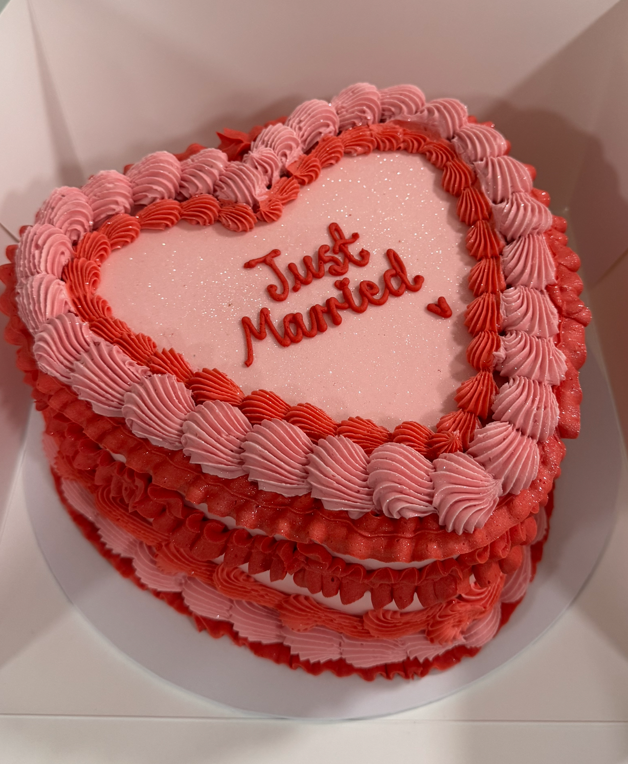 Lambeth Heart Cake
