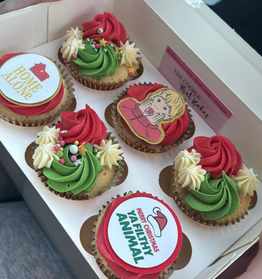 Home Alone Christmas Cupcakes