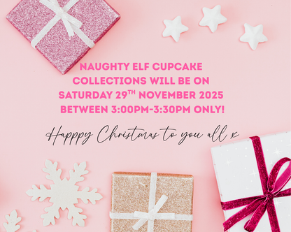 Naughty Elf Cupcakes