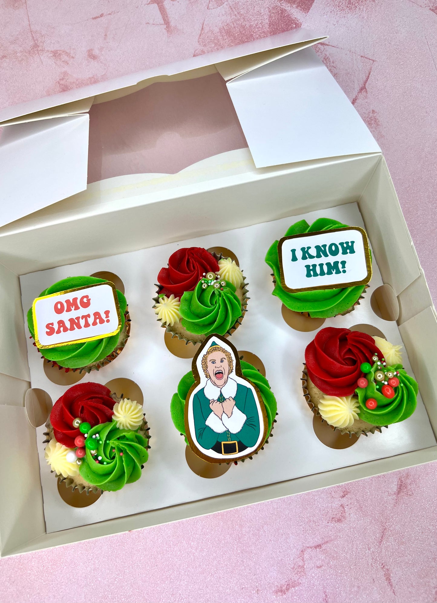 Buddy the Elf Cupcakes